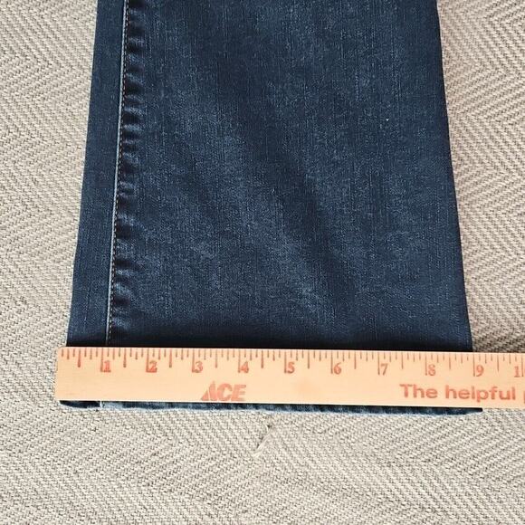 Terra & Sky Jeans Women's 14WP (34x29) Petite Core Bootcut Dark Wash Blue - Picture 7 of 16